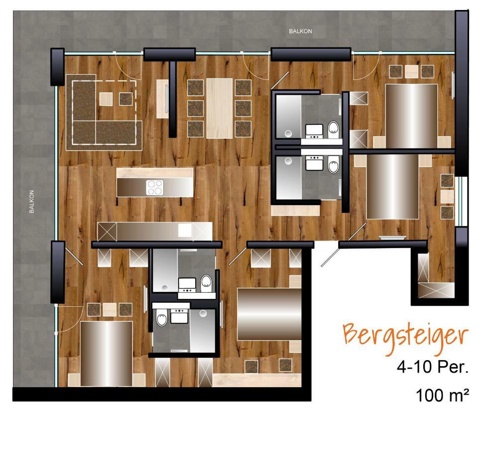 CIllas Appartements Kappl  Bagian luar foto