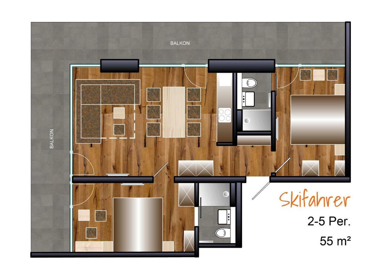CIllas Appartements Kappl  Bagian luar foto